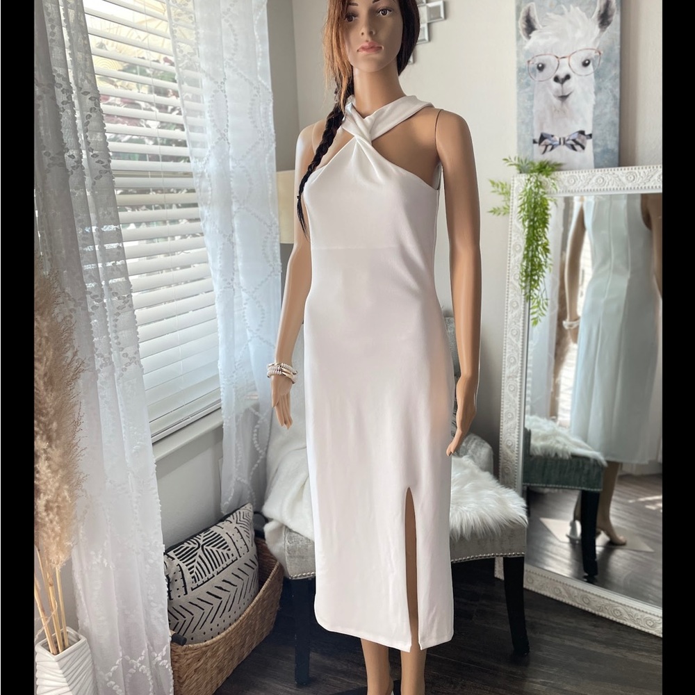 Sleeveless Career Sheath MIDI Dress Size Small